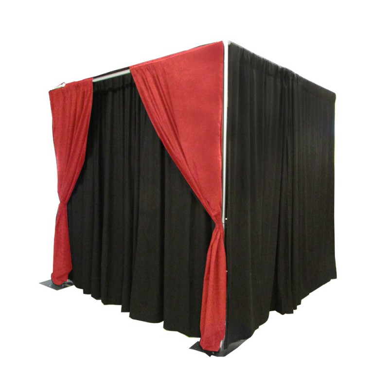 Pipe and Drape Photo Booth (Fixed Height)