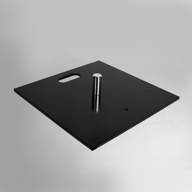 Heavy Duty Slip Fit Base with Pin (18" x 18")