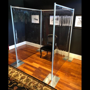 BarriClear™ Portable Clear Isolation Divider Kit