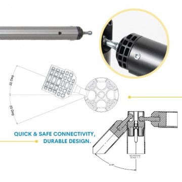 Versatop™ Telescoping Drape Support™ (6'-10')