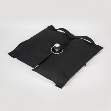 Sand bag for pipe and drape bases