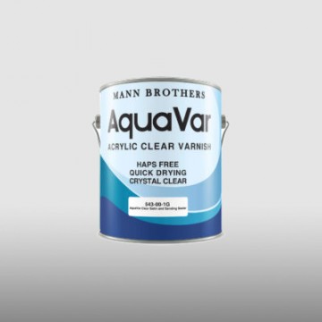 Mann Brothers Aquavar™ Clear Coat Finish and Sealer