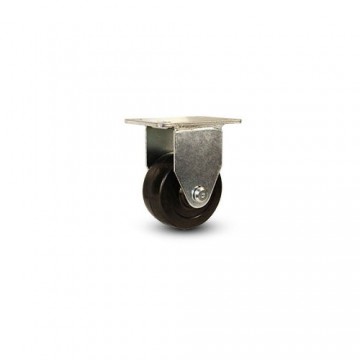 Rigid Caster - Hard Rubber...