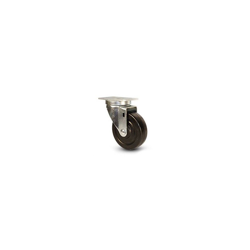 Swivel Caster - Hard Rubber - 4 inch