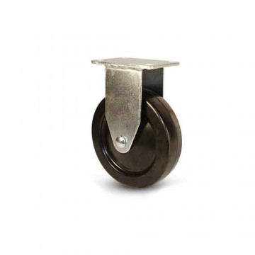 Rigid Caster - Hard Rubber...