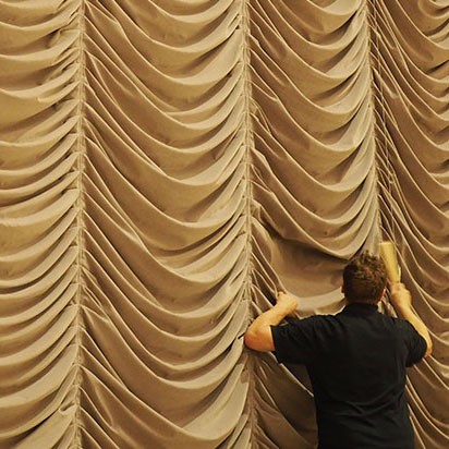 Cleaning Stage Curtains