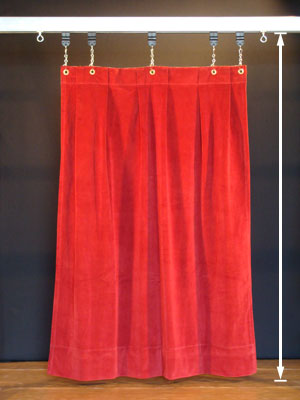 Stage Curtains Hung from 280/400 Track