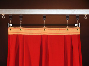 Measuring Stage Curtain Width