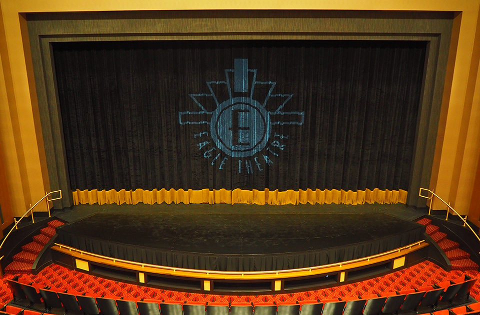 Stage Curtain with Fringe